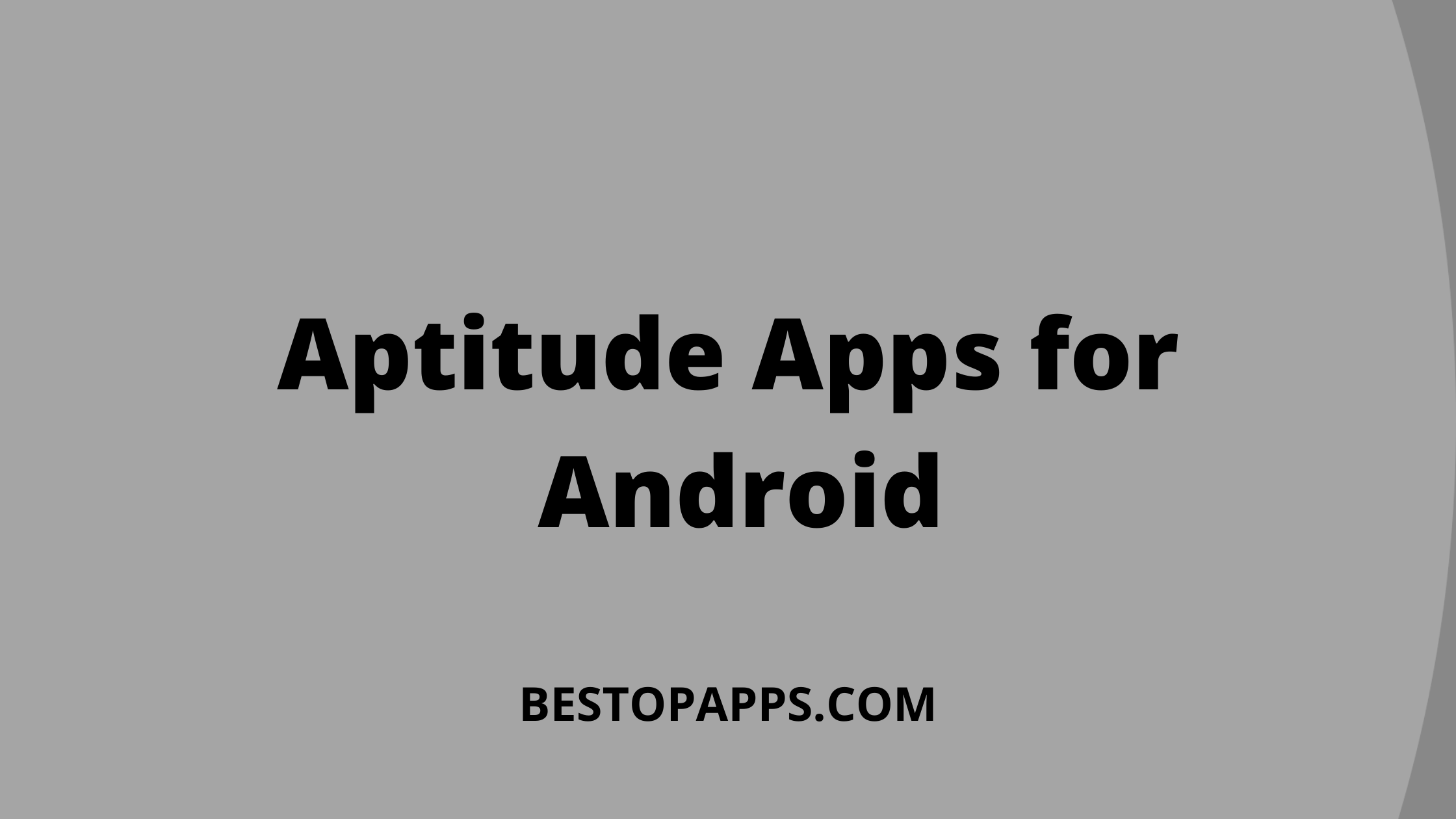 Aptitude Apps for Android